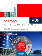 How Oracle Saved A Billion Dollars - The IT Story