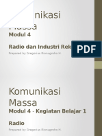 Komunikasi Massa - Modul 4-5 - Pertemuan 4