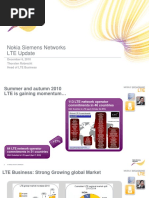 Nokia Siemens Networks-LTE Update - Dec 2010