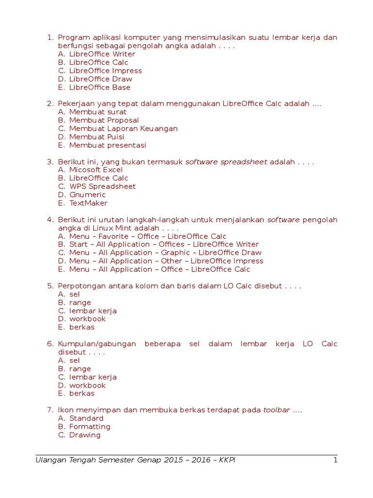 Soal Uts Calc Genap 2015 2016