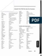 Deceptive Words, Verbs With Various Translations