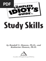Download The Complete Idiots Guide to Study Skills by Daniyal Ahmed SN303636487 doc pdf