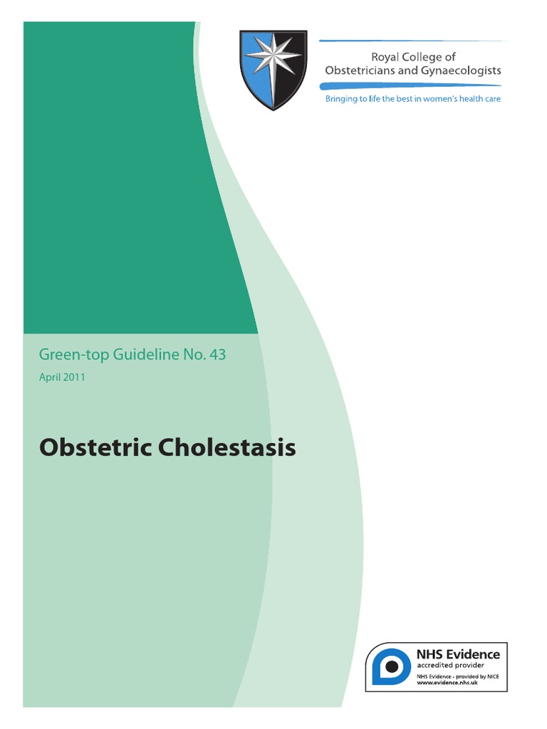 RCOG Obstetric Cholestasis Preterm Birth Childbirth