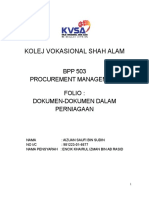 Folio Procuremnt Mnagment