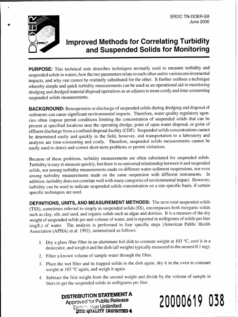 Turbidity Measurement PDF