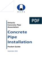 Concrete Pipe Installation-Pocket Guide_September 2010