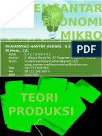 Teori Produksi (Production Theory)