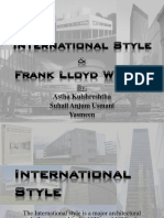 International Style and Frank Lloyd Wright (Corrected Final)