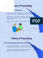 History of Counseling