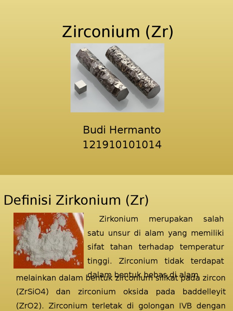 Zirconium (Zr)
