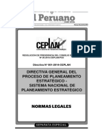 Directiva Proc Planeamiento Estrateg Sinaplan