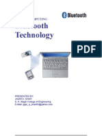 Bluetooth Technology: Mobile Computing