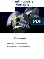 Countinous Variable Transmission