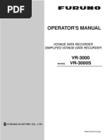 VR3000 VR3000S Operator's Manual G1