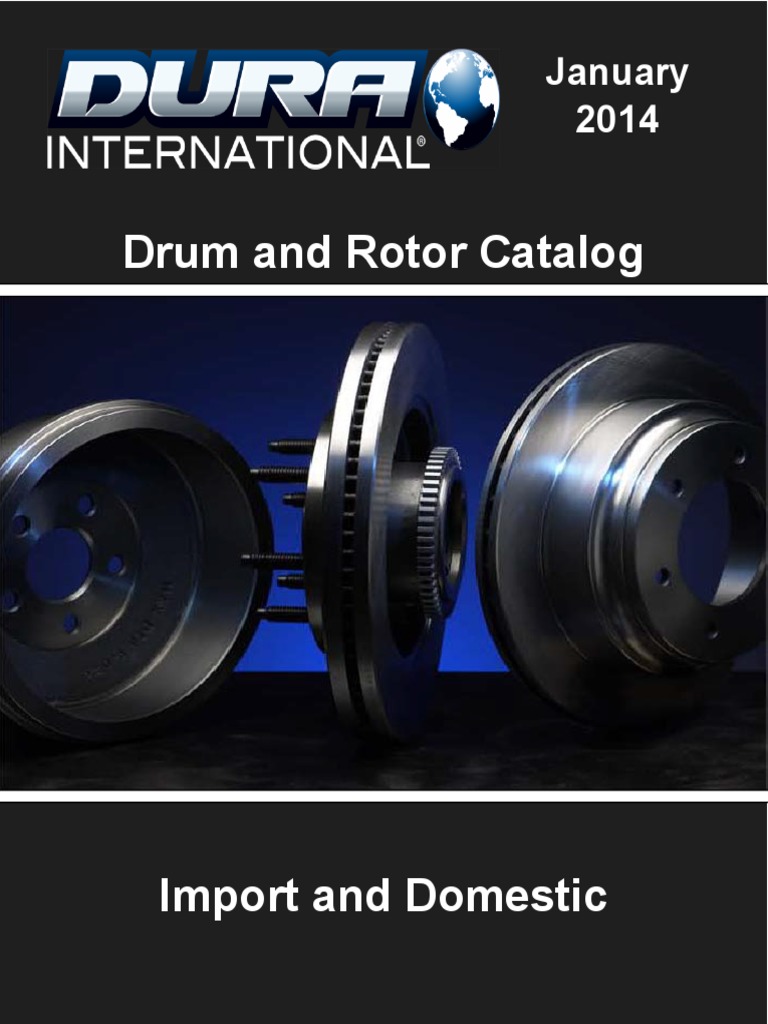 Automotive Brake and Drum Rotor Catalog 2014 Car Manufacturers
