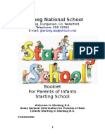 Glenbeg NS Booklet For Junior Infants