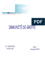 Immunite Greffes m1 2010 2011