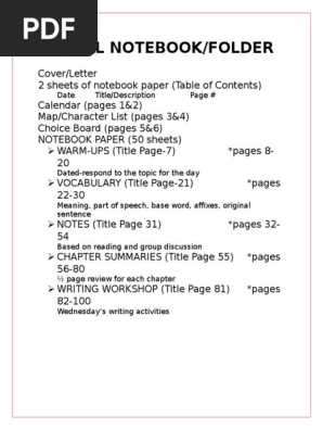 novel notebook