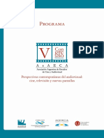 Perspectivas audiovisuales: cine, TV y pantallas