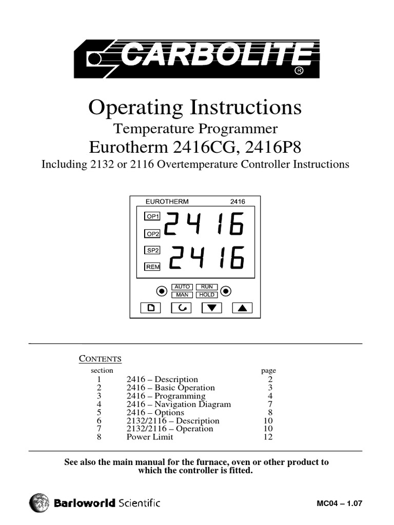 Furnace Manual | Switch | Parameter (Computer Programming)