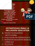 Estrategias para La Inclusion Educativa