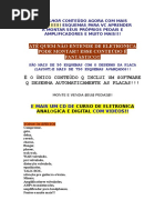 Aprenda Montar Seu Próprios Amplificador, Pedal de Efeitos de Guitarra, Baixo e Etc (Boss, Mxr, EH, Marshall) Mais de 800 Esquemas!