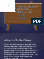 Identifikasi Wilayah Dan Sasaran Penyuluhan