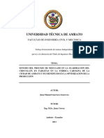 Estudio Del Proceso de Mezclado en La Elaboración PDF