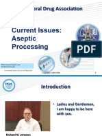 Current Issues in Aseptic Processing