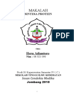 Download Makalah Sintesa Protein by herushima SN30379843 doc pdf
