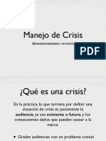 Manejo de Crisis en Redes Sociales