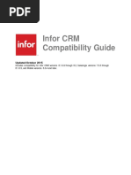 Infor CRM Compatibility Guide Oct 2015