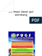 13 Pesan Dasar Gizi Seimbang