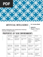 Artificial Intelligence - Chapter 2 Agents and Rational Agents Part II