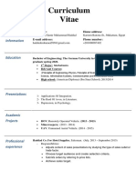 Muhammad Samir Haddad CV