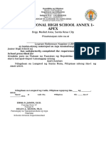 Diploma For Secondary Template