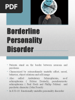 Borderline Personality Disorder