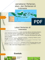 Lokasi Persebaran Pertanian, Peternakan, Dan Perikanan GEO HAIDARA