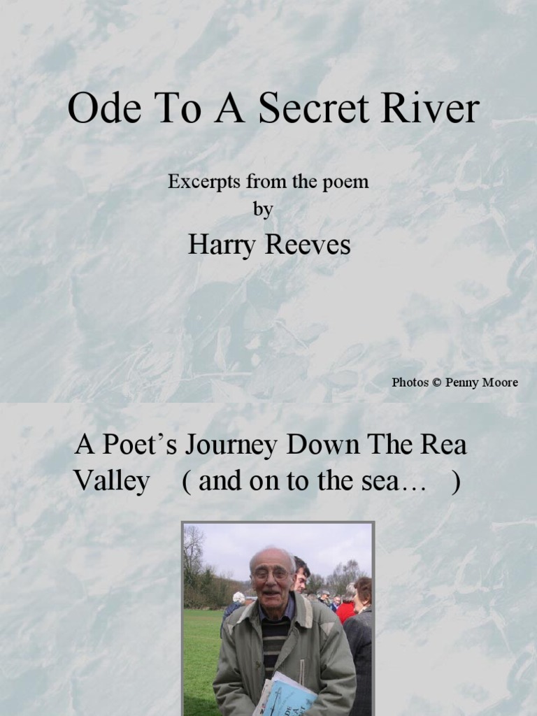 Ode To A Secret River: Harry Reeves | PDF | Geomorphology | Hydrology
