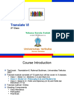 TTO - Translation VI - Class 2 - Modul 5-8