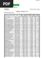 Download ISI Journal Ranking Impact Factor by ciklin SN3039067 doc pdf