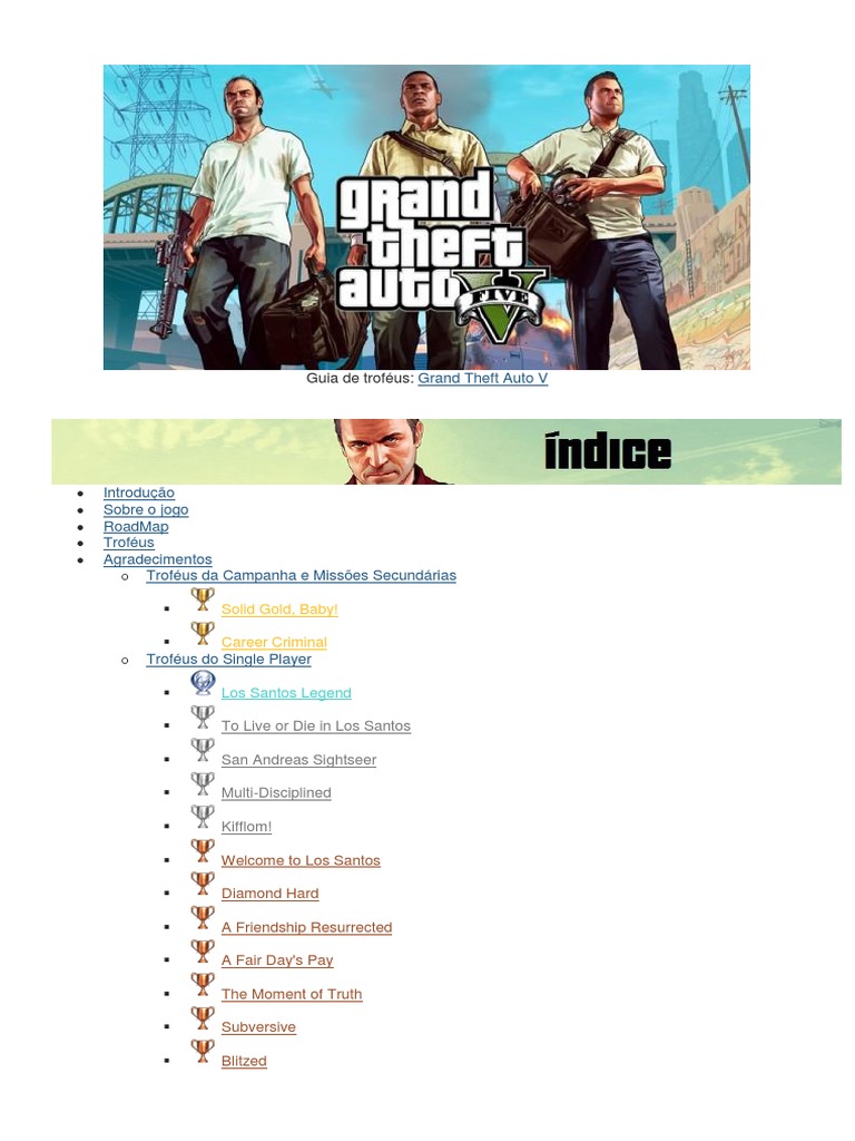 GTA 5 (Grand Theft Auto V): Guia completo : GTA 5 (Grand Theft Auto V):  Guia completo