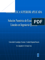 Ecuaciones No Lineales en IQ MSA