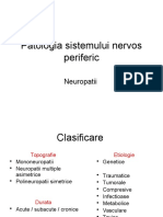 Patologia Sistemului Nervos Periferic