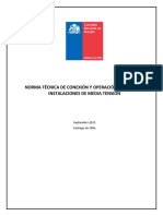 Norma Técnica de Conexión y Operación de PMGD en Media Tensión 20150930