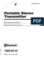 Portable Stereo Transmitter: TMR-BT10