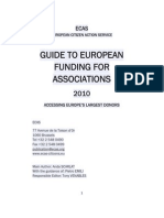ECAS European Funding Guide For Associations 2010 - Preview