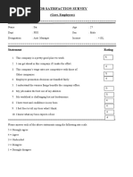 Job Satisfaction Survey Govt