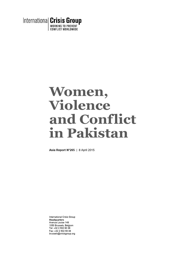 Women and Violence in Pakistan 2015 | PDF | Federally Administered ...