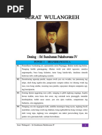 Download Serat Wulangreh by Alif Zainool SN303927866 doc pdf